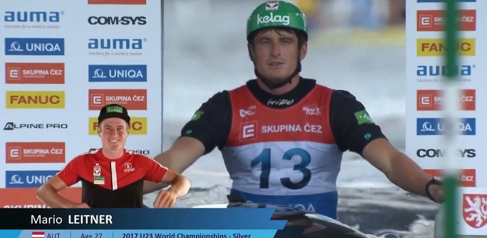 Mario Leitner, Austria, Canoe Slalom, Heats / 2024 ICF Canoe Slalom World Cup Prague Czechia