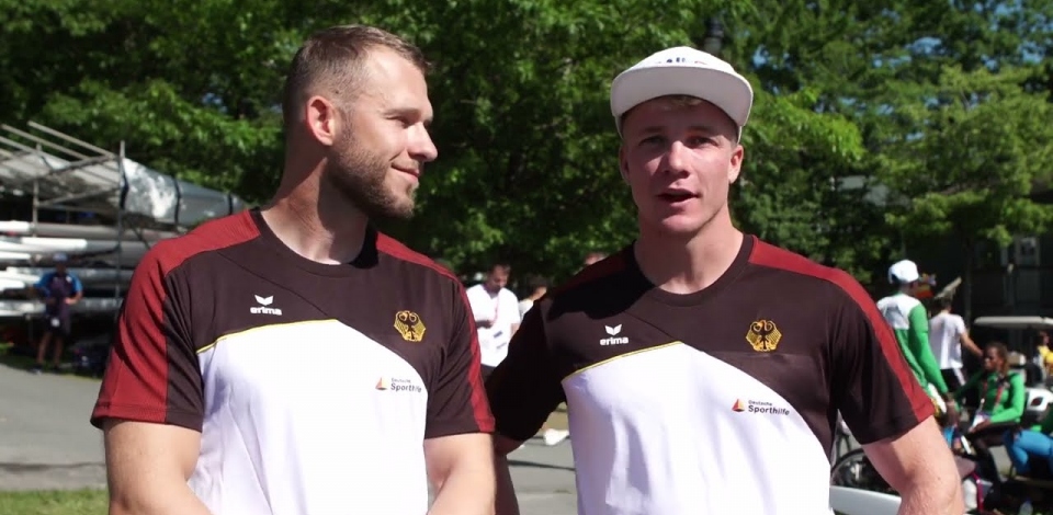 K4 men Germany Max Lemke & Jacob Schopf Kayak Sprint / Paris 2024 Olympics preparation
