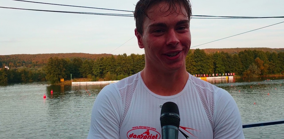 Denmark's U23 K1 world marathon champion Nikolai Thomsen