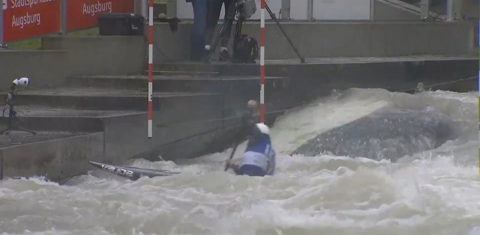 Sona Stanovska, Slovakia, Canoe Slalom, Semi Finals / 2024 ICF Canoe Slalom World Cup Augsburg