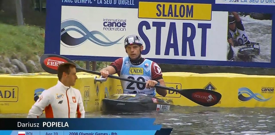 Dariusz Popiela, Poland - Kayak Semi-Final / 2024 ICF Canoe Slalom World C