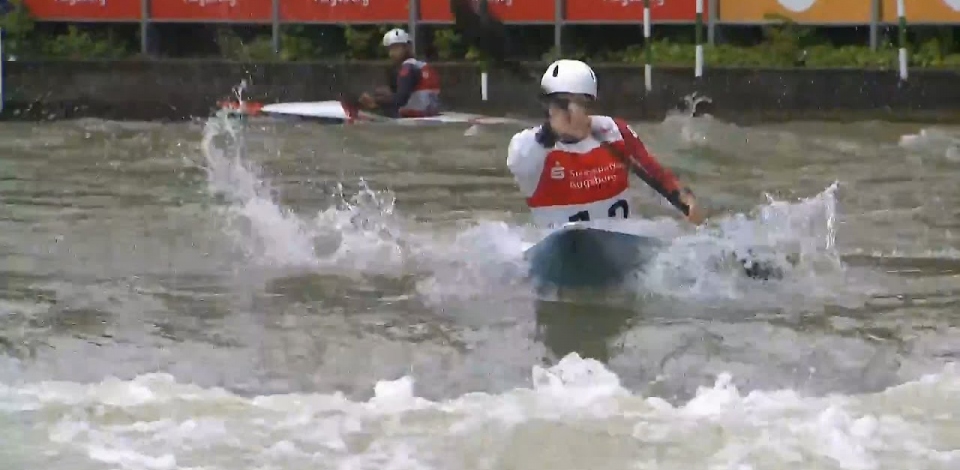 Gelindo Chiarello, Switzerland - Men's Kayak Semi-Final / 2024 ICF Canoe Slalom World Cup Augsburg