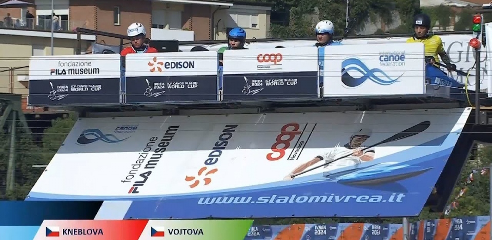 Women Kayak Cross - Heat 2 / 2024 ICF Canoe Slalom World Cup Ivrea Italy