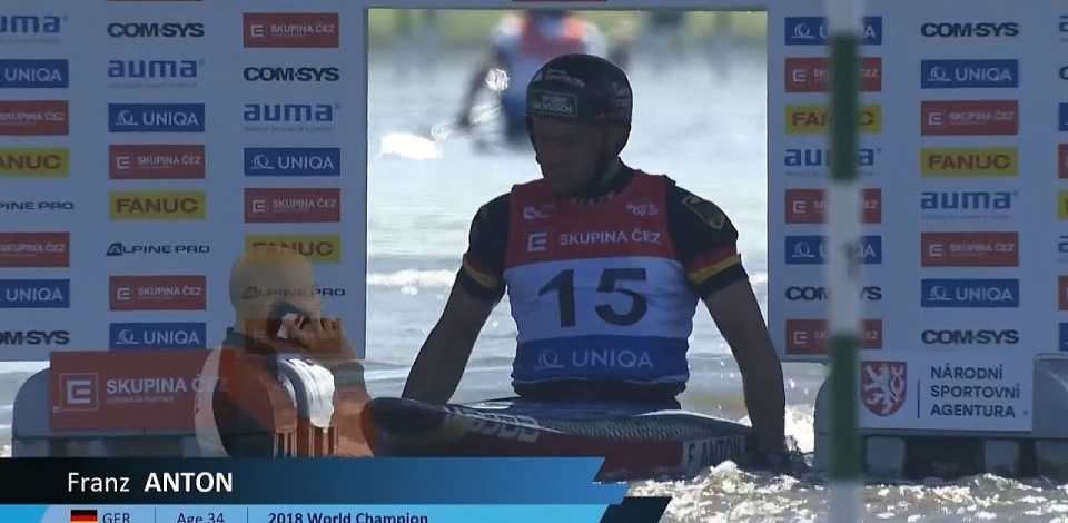Franz Anton, Germany, Canoe Slalom Heats / 2024 ICF Canoe Slalom World Cup Prague Czechia