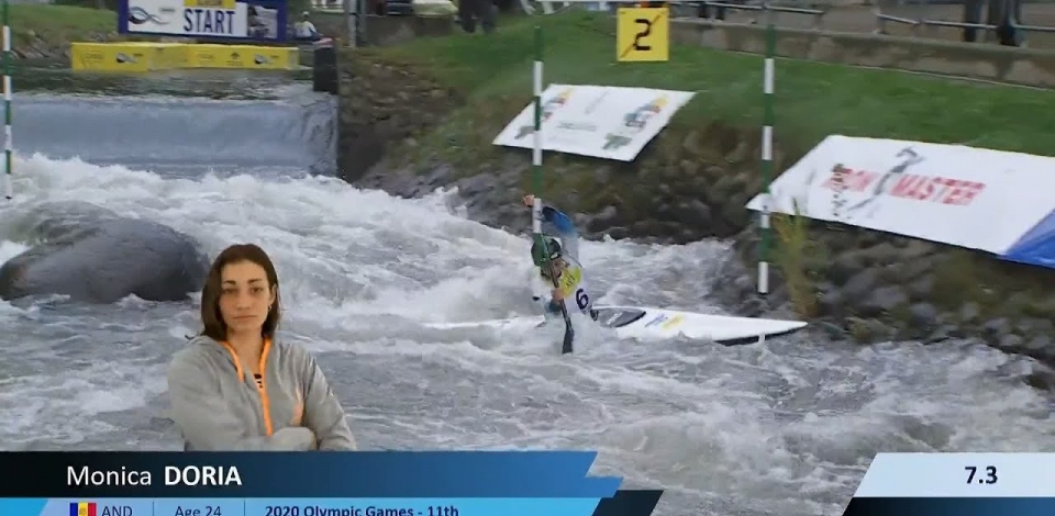 Monica Doria / Canoe Semi-Final / 2024 ICF Canoe Slalom World Cup La Seu Spain