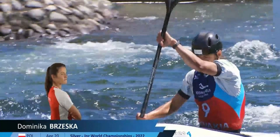 Dominika Brzeska Poland U23 Final 2024 ICF Canoe-Kayak Slalom Junior & U23 World Championships
