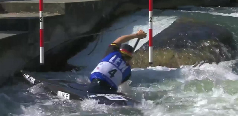 Elena Lilik Germany Semi-Final / 2023 ICF Canoe-Kayak Slalom World Cup Augsburg Germany