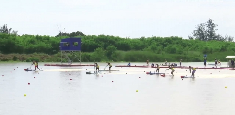 SUP Junior Men's Sprint Heat 6 / 2023 ICF Stand Up Paddling World Championships Pattaya Thailand