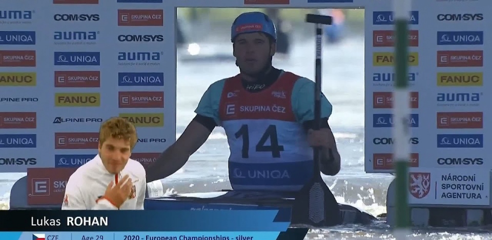 Lukas Rohan, CZE, Canoe Slalom Heats / 2024 ICF Canoe Slalom World Cup Prague Czechia