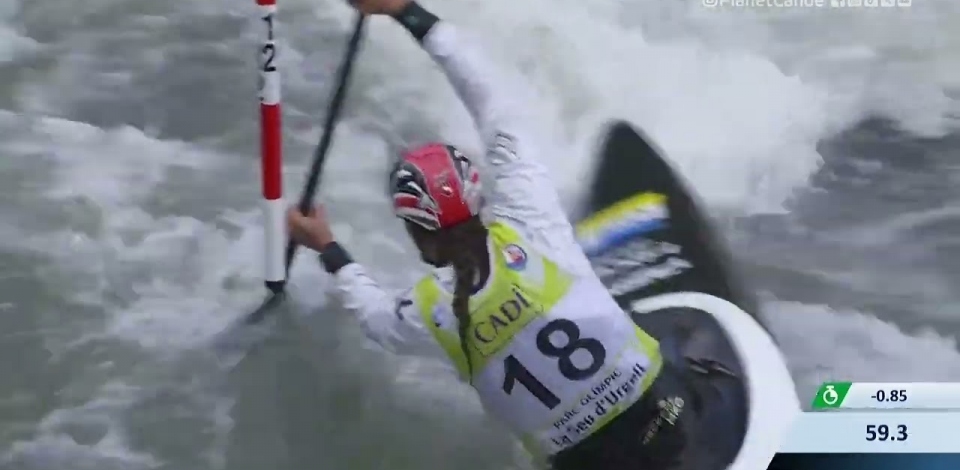 Martina Satkova / Canoe Semi-Final / 2024 ICF Canoe Slalom World Cup La Seu Spain