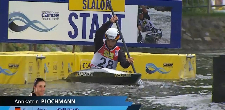 Annkatrin Plochmann, Germany - Kayak Semi-Final / 2024 ICF Canoe Slalom World Cup La Seu Spain