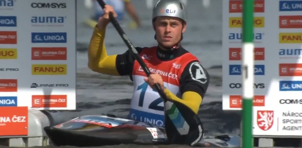 Anatole Delassus, France, Canoe Slalom, Heats / 2024 ICF Canoe Slalom World Cup Prague Czechia