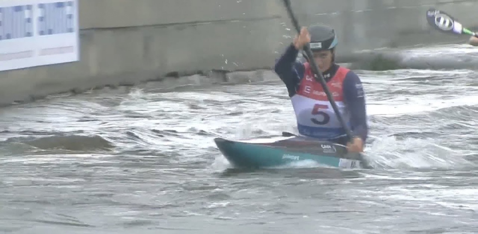 Mallory Franklin GBR Semi-final / 2023 ICF Canoe-Kayak Slalom World Cup Prague Czech Republic