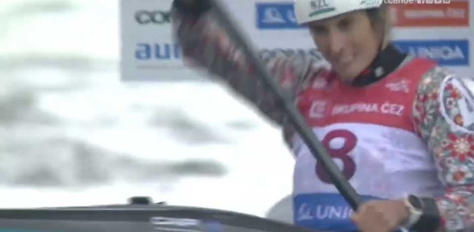 Luuka Jones NZL Semi-final / 2023 ICF Canoe-Kayak Slalom World Cup Prague Czech Republic