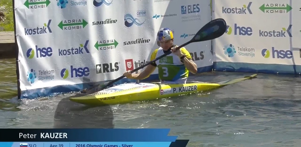 Peter Kauzer Slovenia Semi Final / 2023 ICF Canoe-Kayak Slalom World Cup Ljubljana Slovenia