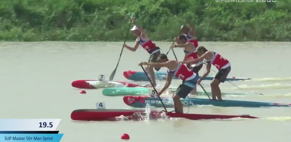 SUP Master 50+ Men's Sprint Semi Final 4 / 2023 ICF Stand Up Paddling (SUP) World Championships