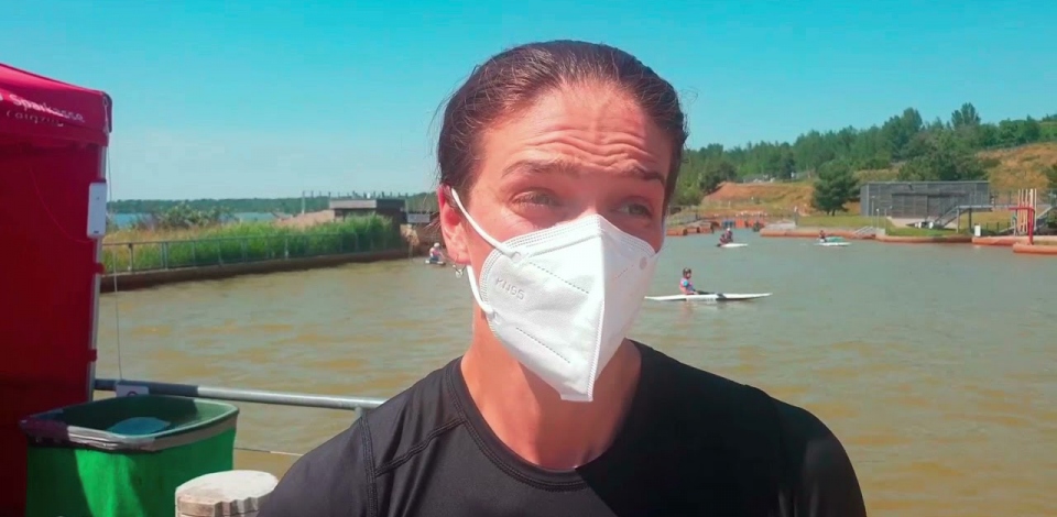 Mallory FRANKLIN Great Britain / Canoe Heats - 2021 ICF Canoe Slalom World Cup Markkleeberg