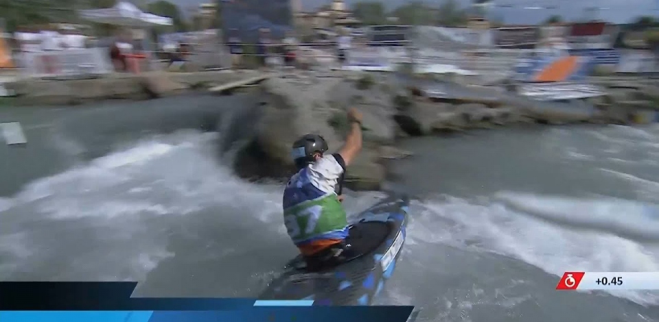 Manuel Tripano, Argentina - Men's Canoe Semi-Final / 2024 ICF Canoe Slalom World Cup Ivrea Italy
