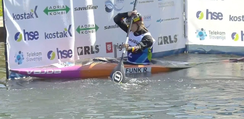 Ricarda Funk Germany Semi Final / 2023 ICF Canoe-Kayak Slalom World Cup Ljubljana Slovenia