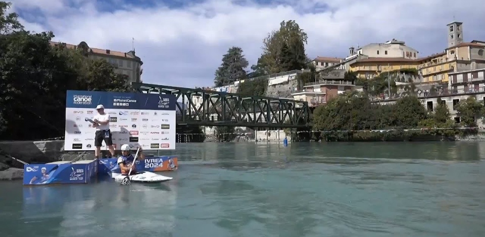 Ainhoa Lameiro / Canoe Final / 2024 ICF Canoe Slalom World Cup Ivrea Italy