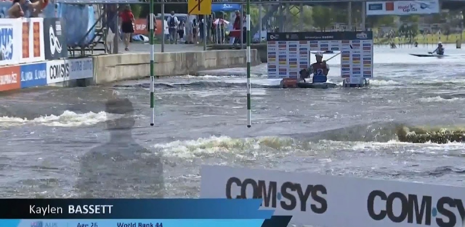 Kaylen Basset, Australia, Canoe Slalom, Finals / 2024 ICF Canoe Slalom World Cup Prague Czechia Kaylen Basset, Australia, Canoe Slalom, Finals / 2024 ICF Canoe Slalom World Cup Prague Czechia