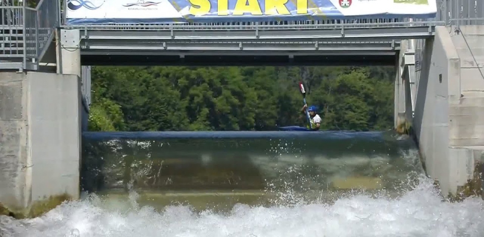 Jiri Prskavec Czech Republic Semi Final / 2023 ICF Canoe-Kayak Slalom World Cup Ljubljana Slovenia