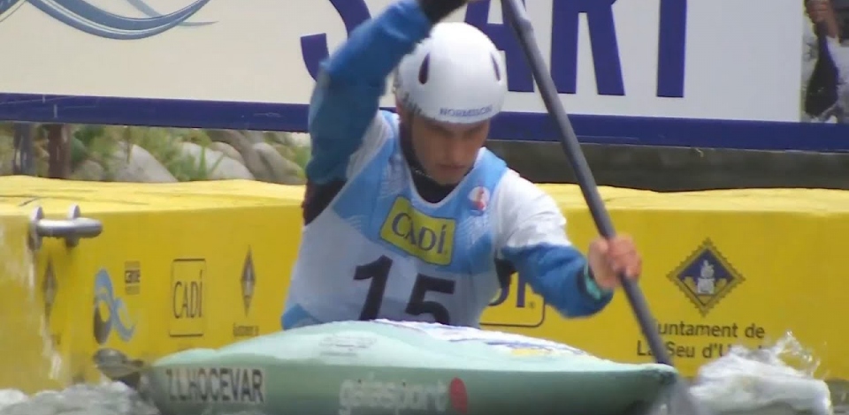 Ziga Lin Hocevar, Slovenia - Kayak Semi-Final / 2024 ICF Canoe Slalom World Cup La Seu Spain