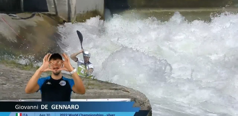 Giovanni De Gennaro Italy / 2023 ICF Canoe-Kayak Slalom World Cup Ljubljana Slovenia