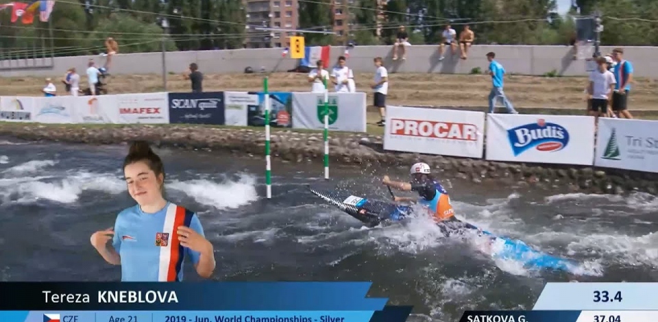 Tereza Kneblova, Czechia /U23 Semi-Final 2024 ICF Canoe-Kayak Slalom Junior & U23 World Championship
