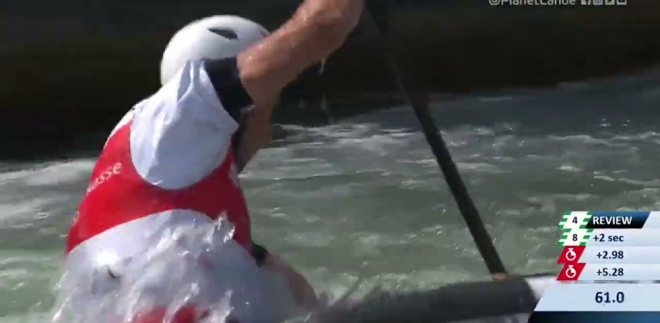 Boris Neveu Semi-Final / 2023 ICF Canoe-Kayak Slalom World Cup Augsburg Germany