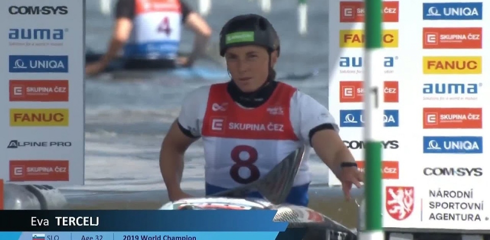 Eva Tercelj, Slovenia, Canoe Slalom, Heats / 2024 ICF Canoe Slalom World Cup Prague Czechia