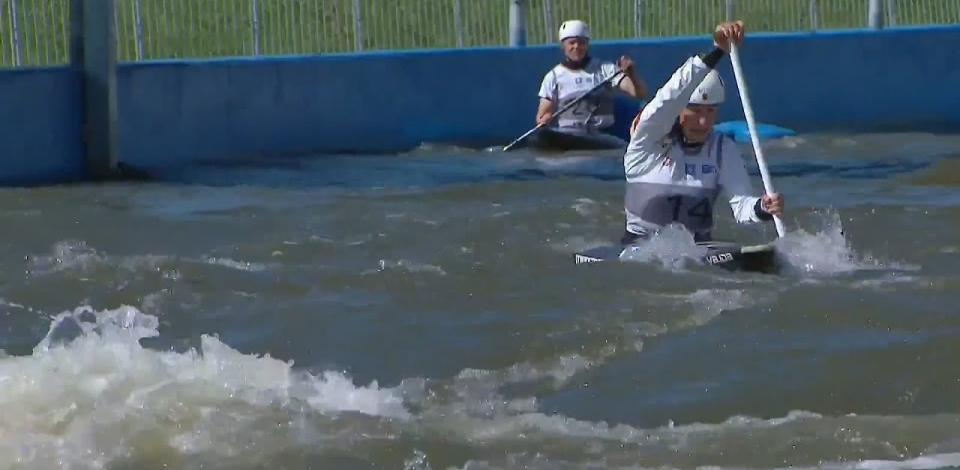 Miren Lazkano, Spain, Canoe Slalom Semi Final / 2024 ICF Canoe Slalom World Cup Krakow Poland