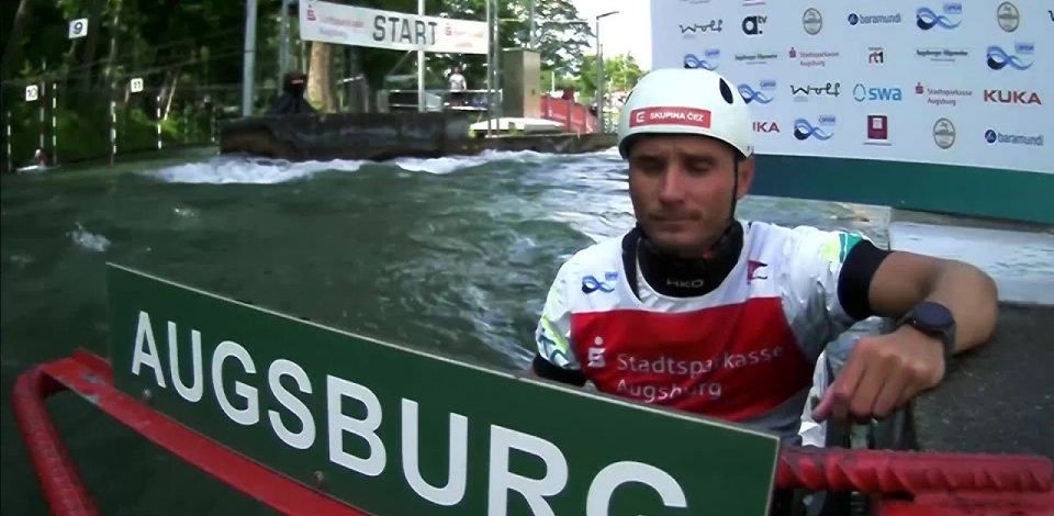 Vit Prindis Czech Republic Semi-Final / 2023 ICF Canoe-Kayak Slalom World Cup Augsburg Germany
