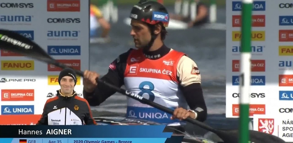Hannes Aigner, Germany, Canoe Slalom, Heats / 2024 ICF Canoe Slalom World Cup Prague Czechia
