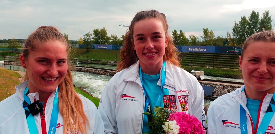 Czech women's wildwater k1 team