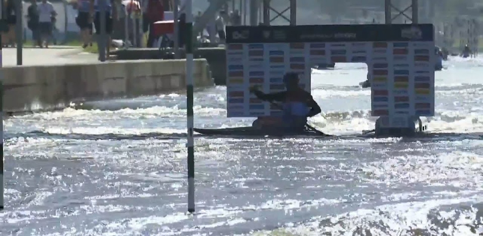 Andrea Herzog, Germany, Canoe Slalom Heats / 2024 ICF Canoe Slalom World Cup Prague Czechia