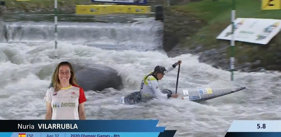 Nuria Vilarrubla / Canoe Semi-Final / 2024 ICF Canoe Slalom World Cup La Seu Spain
