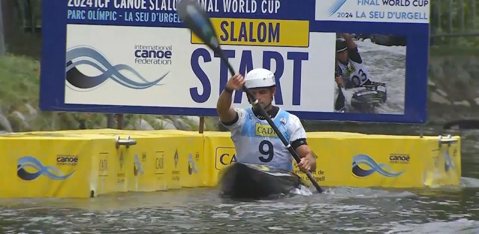 Lucien Delfour, Australia - Kayak Semi-Final / 2024 ICF Canoe Slalom World C