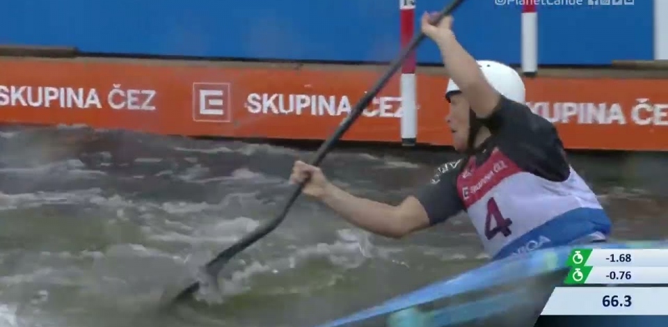 Stefanie Horn Italy Semi-final / 2023 ICF Canoe-Kayak Slalom World Cup Prague Czech Republic
