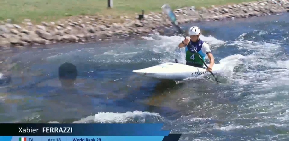 Xabier Ferrazzi Italy U23 Final / 2024 ICF Canoe-Kayak Slalom Junior & U23 World Championships