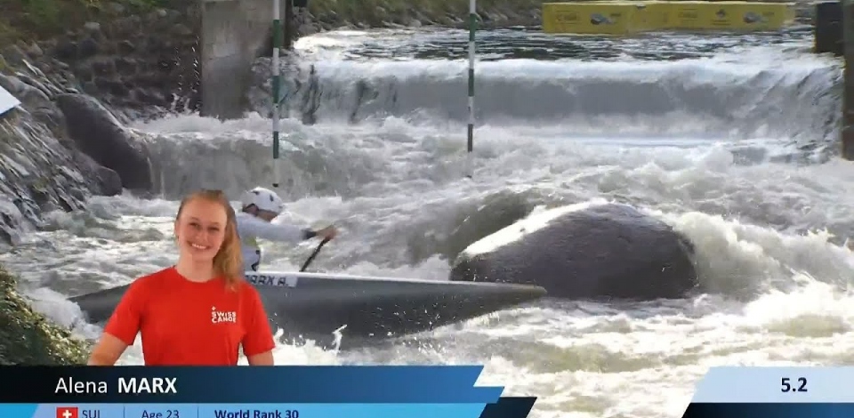 Alena Marx / Canoe Semi-Final / 2024 ICF Canoe Slalom World Cup La Seu Spain