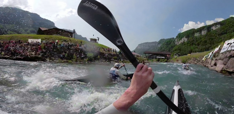 360° VR on Great Britains K1 Team / 2018 ICF Wildwater Canoeing World Championships Muota
