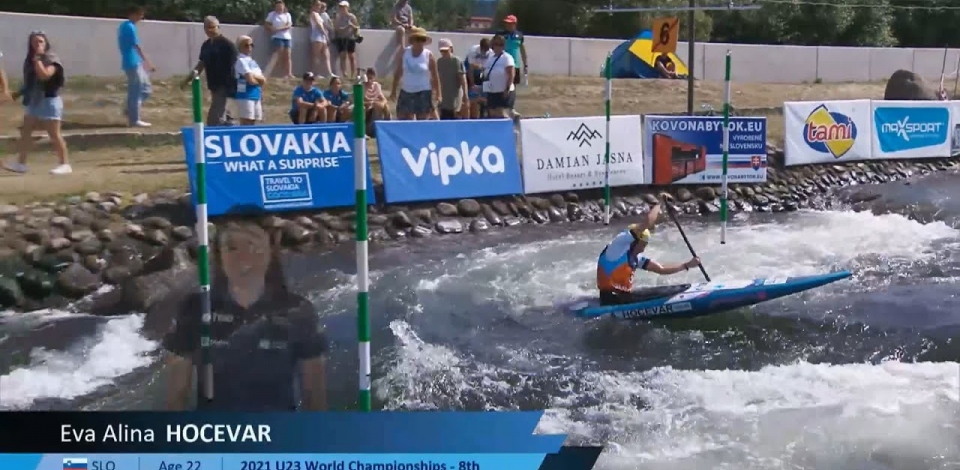 Eva Alina Hocevar, Slovenia / U23 Semi-Final 2024 ICF Canoe-Kayak Slalom Junior & U23 World Champion