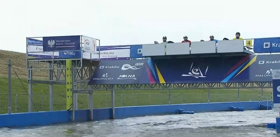 Men's Kayak Cross Semifinal 1 / 2024 ICF Canoe Slalom World Cup Krakow Poland