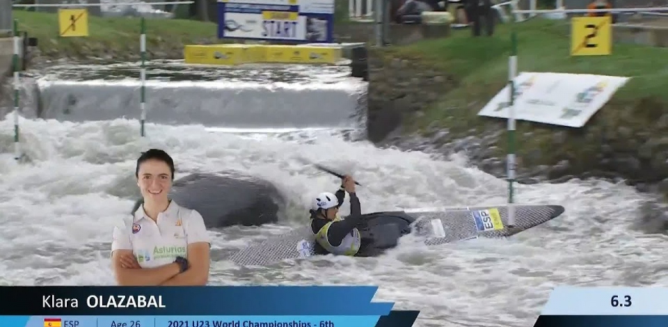 Klara Olazabal / Canoe Semi-Final / 2024 ICF Canoe Slalom World Cup La Seu Spain