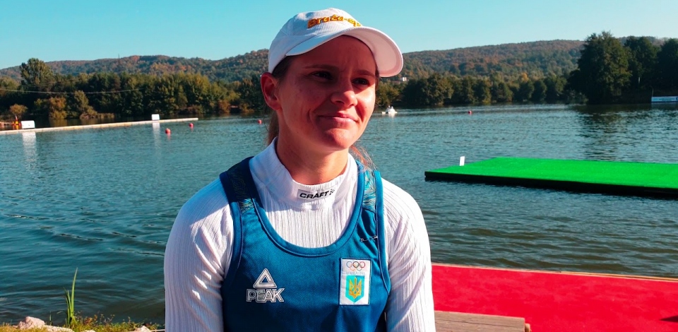 Ukraine C1 canoe world champion Liudmyla Babak
