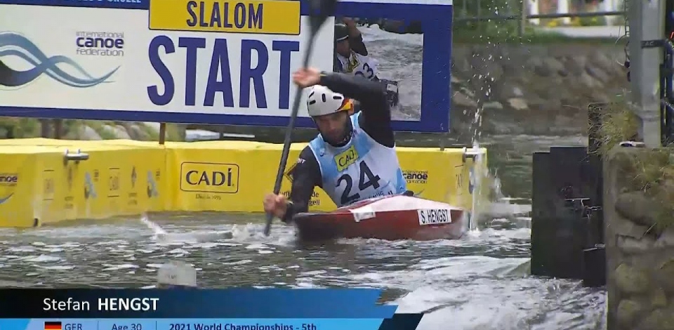 Stefan Hengst, Germany - Kayak Semi-Final / 2024 ICF Canoe Slalom World Cup La Seu Spain