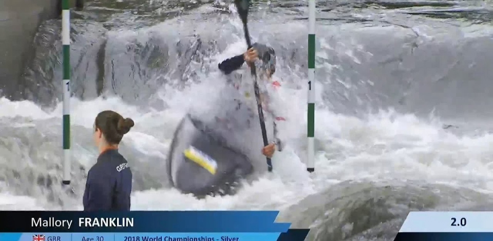 Mallory Franklin, Great Britain - Kayak Semi-Final / 2024 ICF Canoe Slalom World Cup La Seu Spain