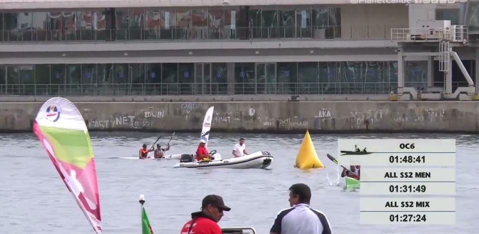 SS2 Men's top three / 2024 ICF Ocean Racing World Championships Madeira
