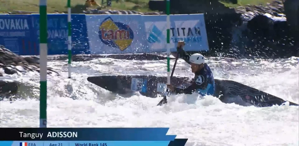 Tanguy Adisson, France / U23 Semi-Final 2024 ICF Canoe-Kayak Slalom Junior & U23 World Championships